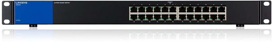 Linksys LGS124 24-Port Gigabit Ethernet Switch - 24 Ports - 24 x RJ-45 - 10/1 N2