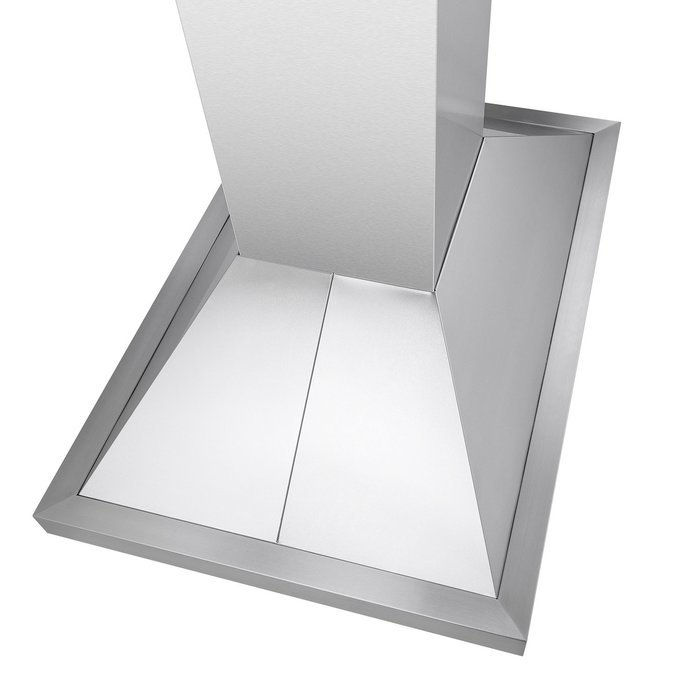 AKDY&reg; 30"/36"/42"/48" Island Mount Stainless Steel Dual LED Display Touch Control Panel Kitchen Range Hood w/... N16