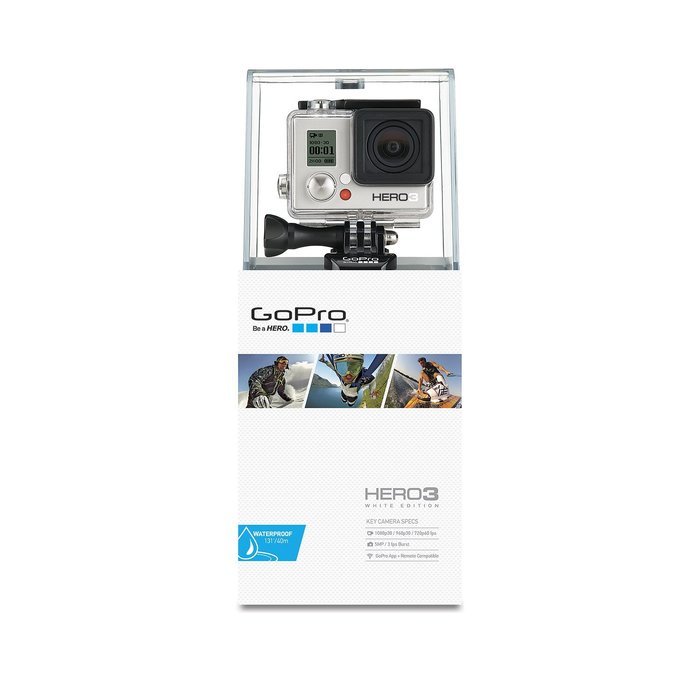 GoPro wearable camera HERO3 White Edition (40m Waterproof) (CHDHE-301-JP2) - International Version