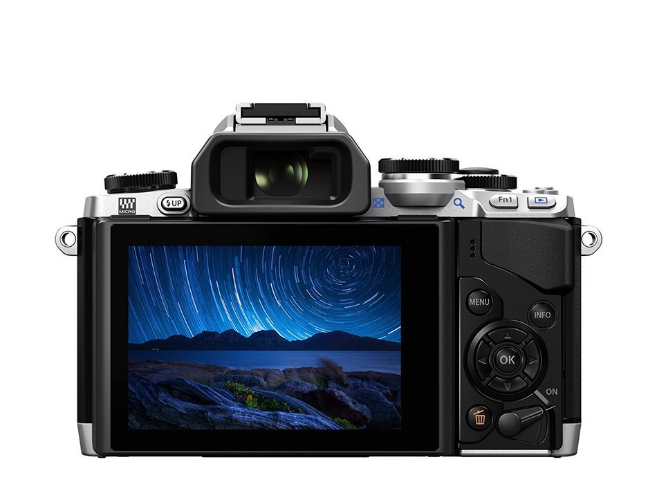 Olympus OM-D E-M10 with M.Zuiko ED 14-42mm 1:3.5-5.6 EZ Lens - Silver - International Version (No Warranty)