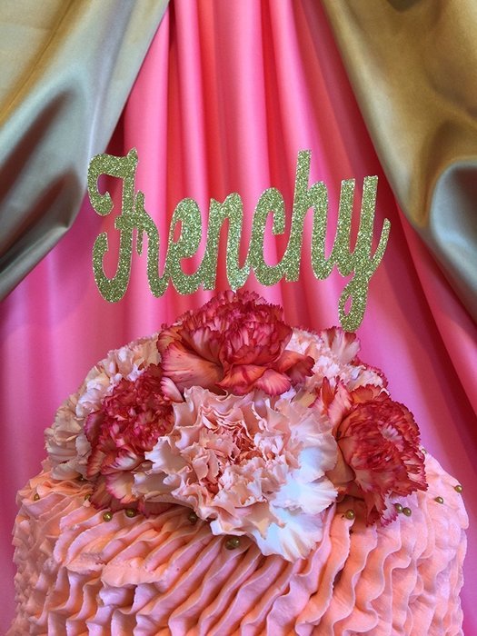 Glitter Name Cake Topper - Personalized - Custom N3