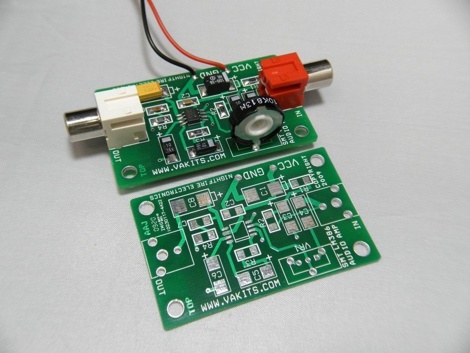 NightFire SMT Audio Amplifier PCB Kit - SMT LM386 (#1700)