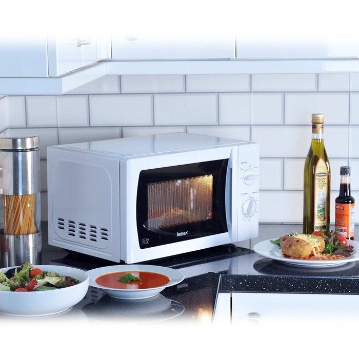 Igenix 20 Litre White Manual Microwave N2