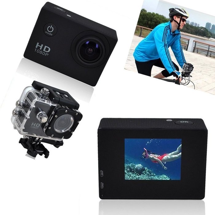 Waterproof SJ4000 Sports Camera CMOS Sensor 12MP 1080P Full HD 170&deg; Wide Angle 1.5 Inch LCD DV/VCR/CAR/DVR for... N5