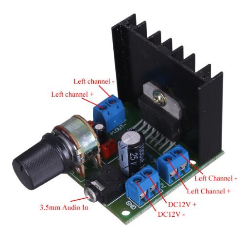 Hossen TDA7297F 2 Channel Digital Amplifier 15W+15W Dual-channel Amplifier 6V-18V N3