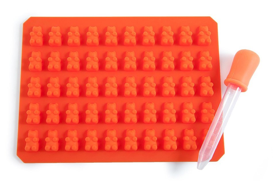 Gummy Bear Maker Mold by The Gummi Family - Best of all Gummie Candy Molds for Children and Kids Baking Healthy... N3
