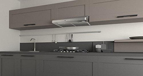 Faber LEVT30SS400-B 30" 400 CFM Levante II Under Cabinet Range Hood, Stainless Steel