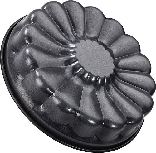 Zenker "Deluxe" Cake Mould Flower Shape, Black/Metallic, 11.02"