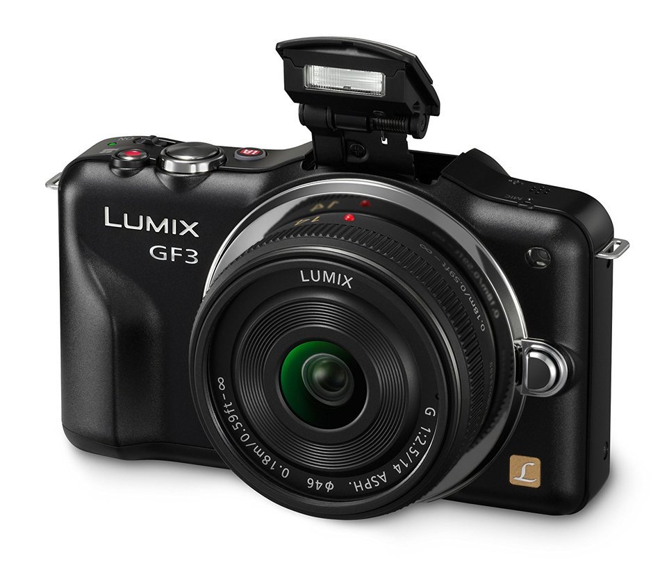 Panasonic Lumix DMC-GF3CK Kit 12.1 MP Digital Camera with 14mm Pancake Lens N14