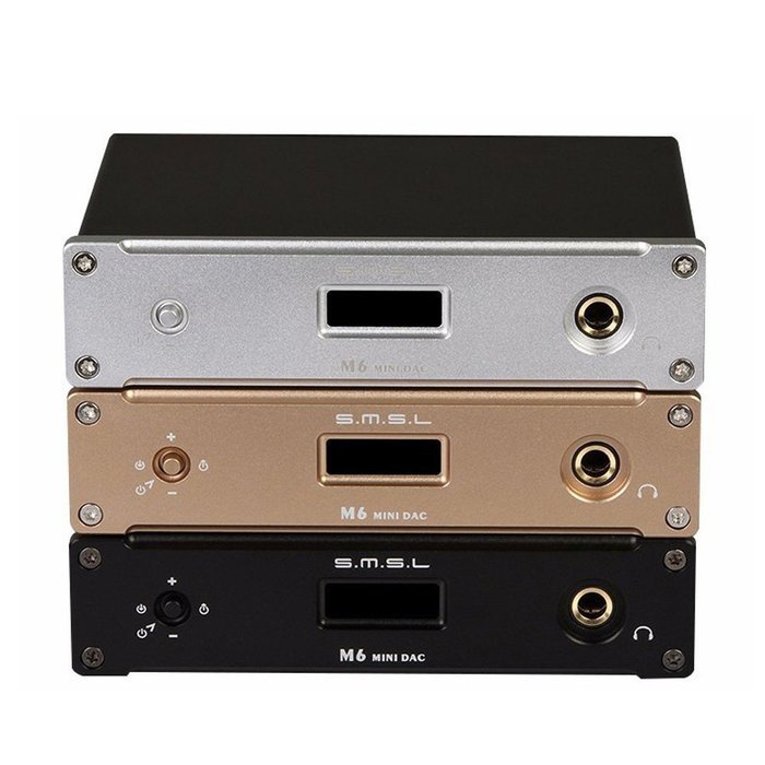 SMSL M6 32Bit/384KHz USB asynchronous DAC Decoder black N3