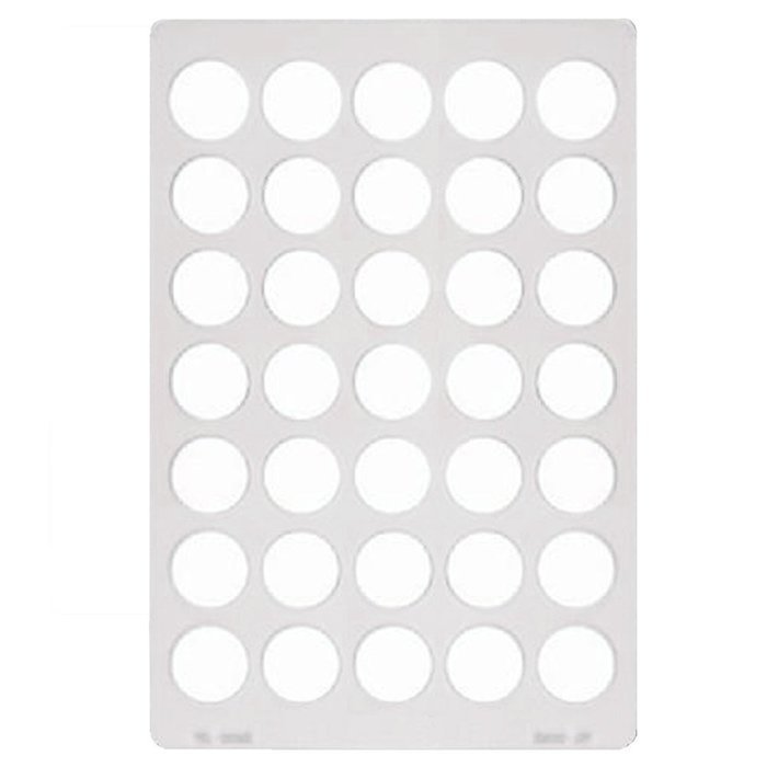 Cake Decorating Tools Acrylic Culinary Chocolate Stencil Round