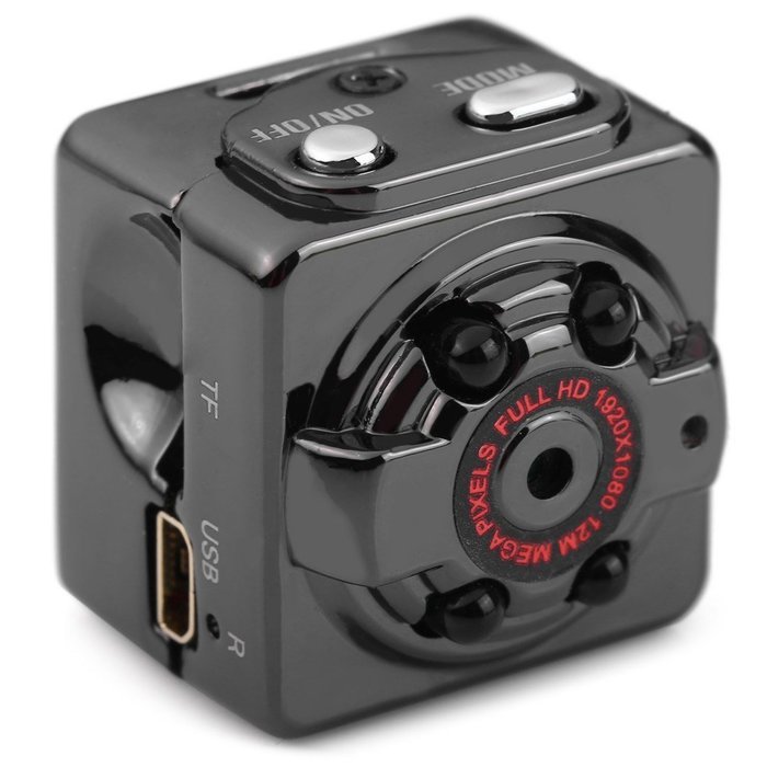 ExGzimo Mini DV Camera 1080P Full HD Car Sports IR Night Vision DVR Video Recorder SQ8 N4