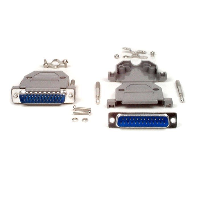 StarTech.com Assembled DB25 Male Solder D-SUB Connector with Plastic Backshell (C25PSM)