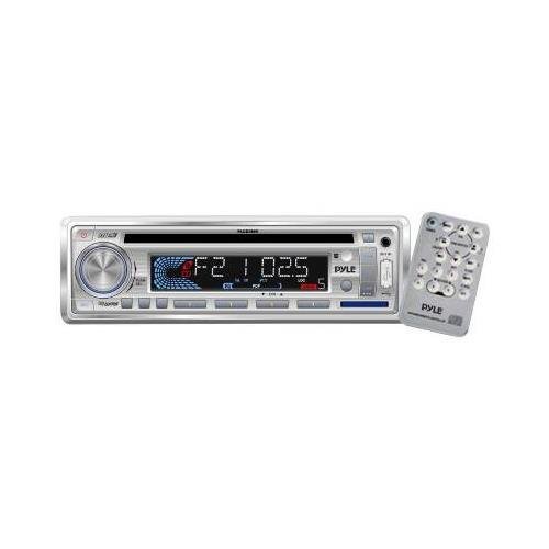 Pyle PLCD3MR Marine CD/MP3 Player - 160 W RMS - Single DIN LCD Display - CD-R - CD-DA, MP3 - AM, FM - 18, 12 x...