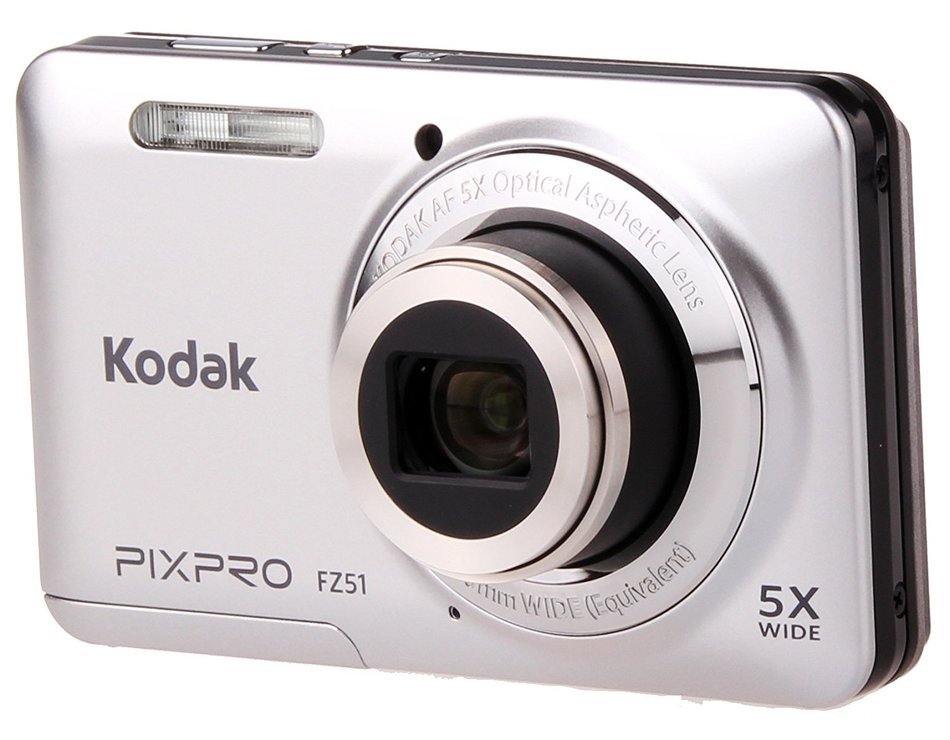 Kodak FZ53-BL Point and Shoot Digital Camera with 2.7" LCD, Blue N10