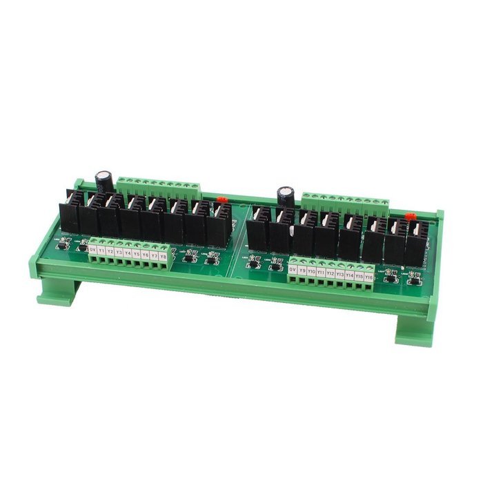 DC 24V 16 Channel Relay Module Transistor PLC Power Output Amplifier ...