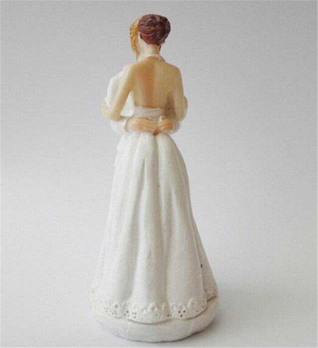 Derker Romance Gay Lesbian Figurine Wedding Cake Topper
