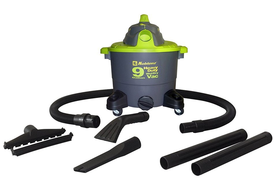 Koblenz WD-9 K 9-Gallon Wet/Dry Vac with Detachable Air Blower N2