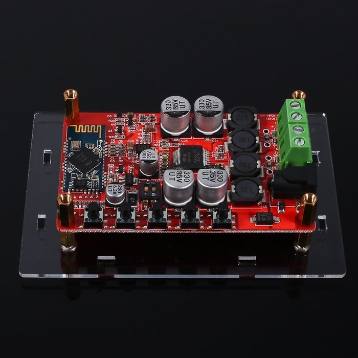 50W+50W Dual Channel Amplifier Wireless Bluetooth 4.0 Audio Receiver Digital Amplifier Board with Protective Case... N6
