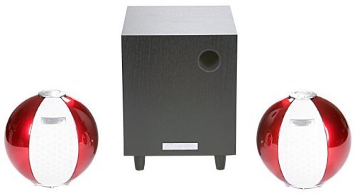 HANNspree Circus 2.1 Channel Speaker System - Red (KS05-21U1-000)