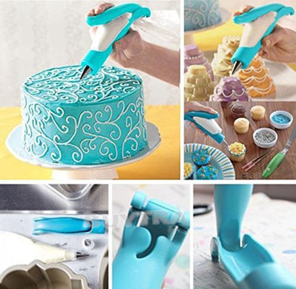 Autek 6pcs Alphabet Number Letter Fondant Cake Frill Edge Sugarcraft Cutter Mold Tool(3DMold-75) N5