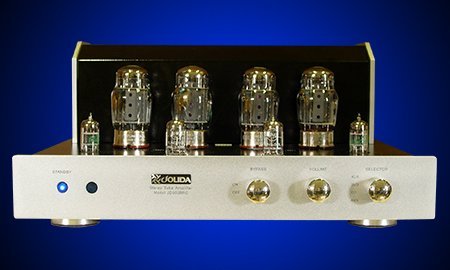 Jolida Fusion 3502S Steel Chassis Integrated Stereo Tube Amplifier with 6550 Tubes (Silver)