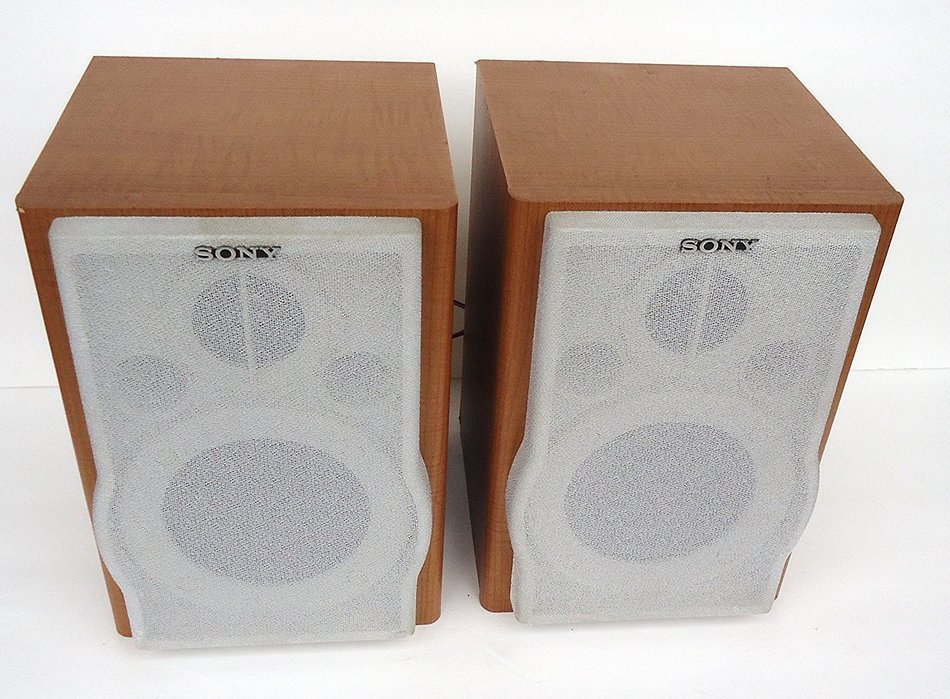 Sony Bookshelf Speakers Model SS-CEP707 Stereo Speakers Pair