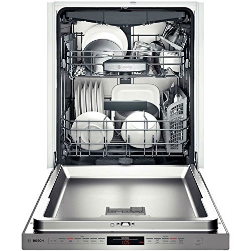 Bosch SHP68T55UC: 24" Pocket Handle Dishwasher 800 Series- Stainless steel