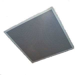 Lay-In Ceiling Speaker 2 Footx2 Foot White Acrylic Baked Enamel Finish Built-In Amplifier by VALCOM