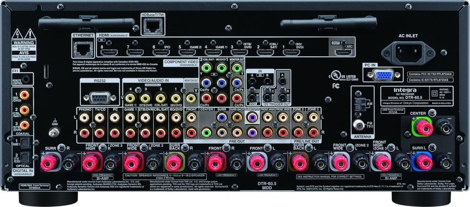 DTR-60.5 9.2-Ch x 135 Watts Networking A/V Receiver