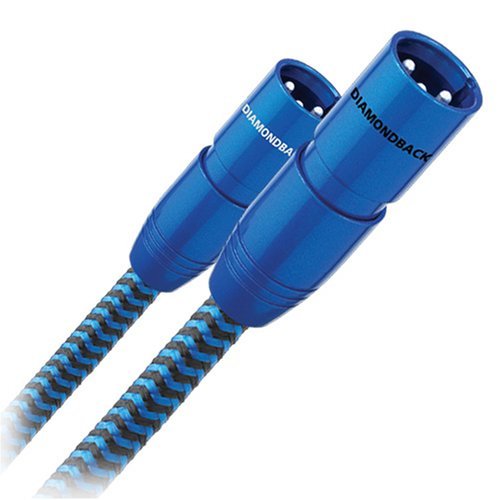 AudioQuest Diamondback audio cable - RCA plugs 1m (3.28') stereo pair N2