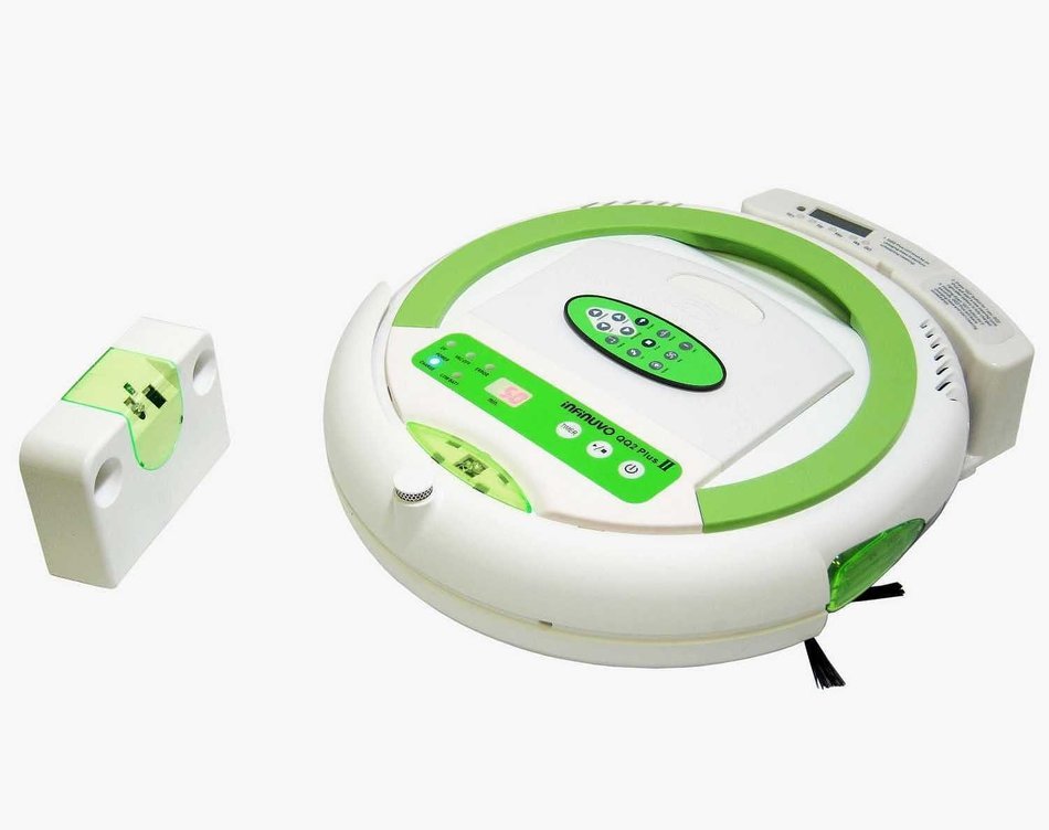 Infinuvo CleanMate QQ-2 PLUS II Robotic Vacuum Cleaner with Sonic Wall, Scheduler, Home Charing Base & LED Display
