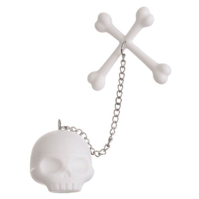 YSTD&reg; Silicone Skull Tea Infuser Loose Tea Leaf Strainer Herbal Spice Filter Diffuser N3
