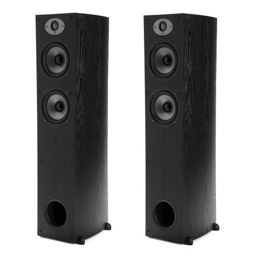 Polk Audio TSx 330T 2-Way High Performance Floorstanding Tower Speaker, 33Hz-25kHz,Black - This item has 2 speakers