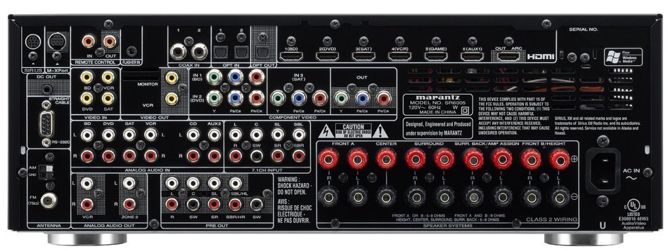 Marantz SR6005 Audio Video Receiver (Black) (Discontinued by Manufacturer)