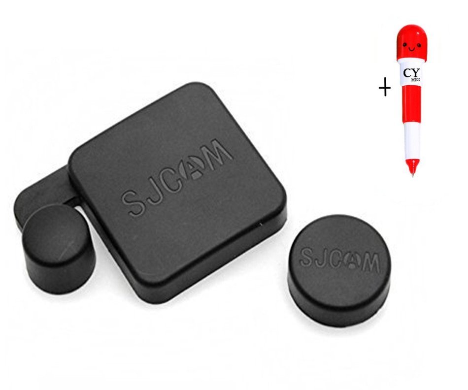 SJCam SJ4000 WiFi Camera Lens Cover & Housing Case Lens Cap protector set + Cindison Free Gift Ball Point Pen