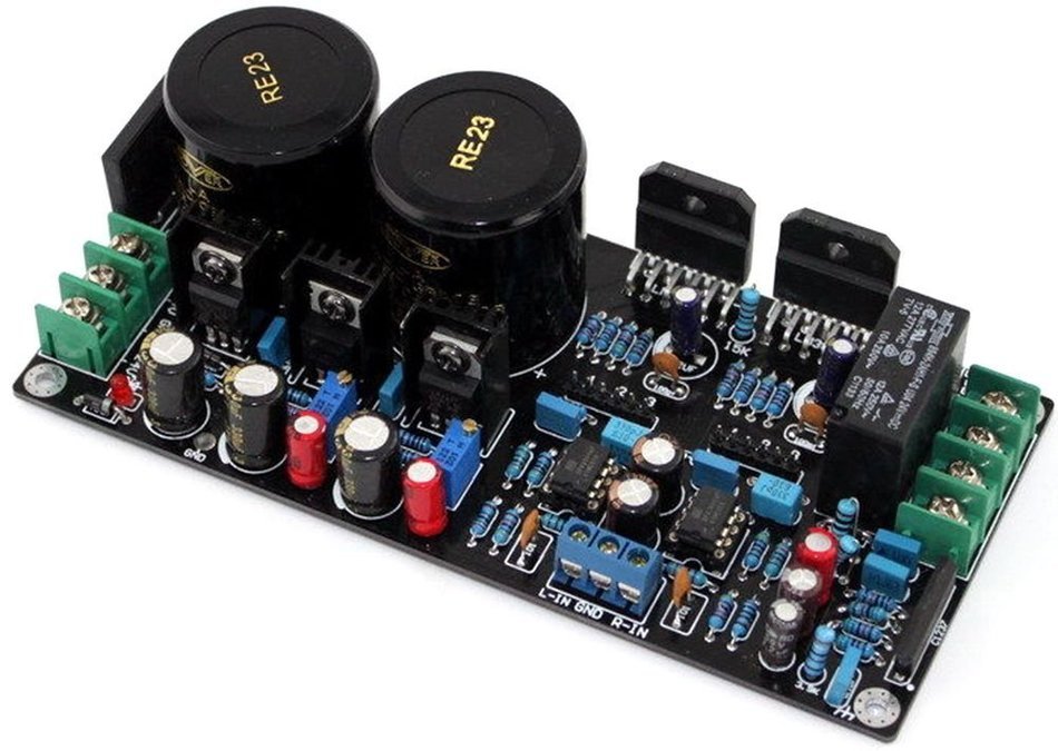OPA2604 + LM3886 Plus Stereo Audio Amplifier Board w/ 68W+68W N3