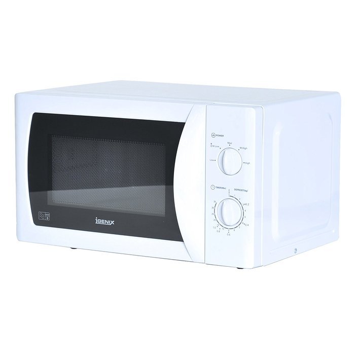 Igenix 20 Litre White Manual Microwave N3