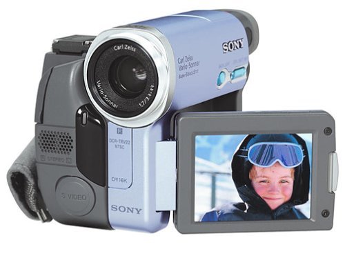 Sony DCRTRV22 MiniDV Camcorder with 2.5" LCD, Color Viewfinder & Memory Stick Capability (Discontinued by Manufacturer) N3