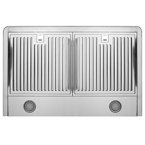 AKDY 30" Wall Mount Stainless Steel LED Touch Control Panel Kitchen Vent Range Hood Powerful Cooking Fan Baffle... N7
