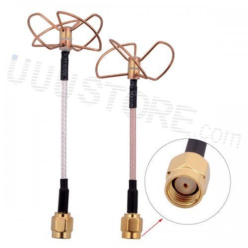 FPV RC 5.8G 5.8Ghz 200mw Wireless AV TS351 Transmitter and RC305 Receiver with clover antenna for RC MultiCopter... N2