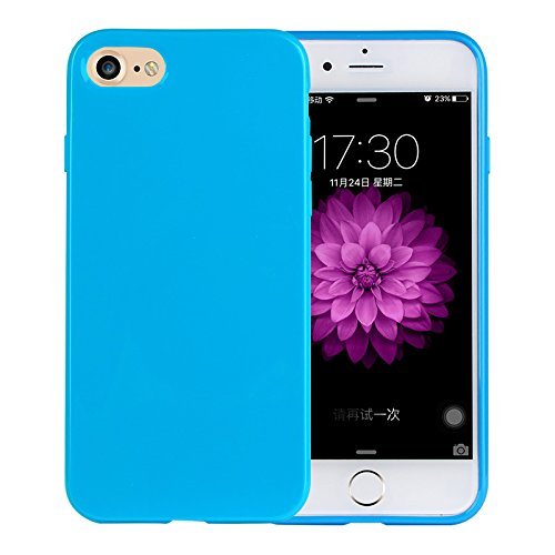 iPhone 7 Case, MCUK [Ultra Slim] [Candy Series] TPU Soft Gel Rubber Cover Shock Resistance Protective Back Bumper... N22