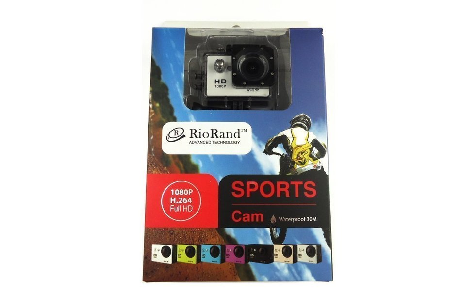RioRand&reg; RS4000 (1080P 1.5 Inch 12MP 140&deg;A+ HD Wide-angle Micro USB 2.0，Micro HDMI)Full HD Head Sports Outdoor...