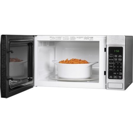 GE 1.6 cu. ft. Countertop Microwave Oven, Stainless/Model:JES1656SRSS/Silver N3