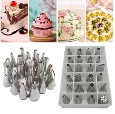 Samia Diversity Pastry Icing Piping Bag Nozzle Tips Fondant Chocolate Cake Sugar Craft Tool Decorating Pen Set... N6