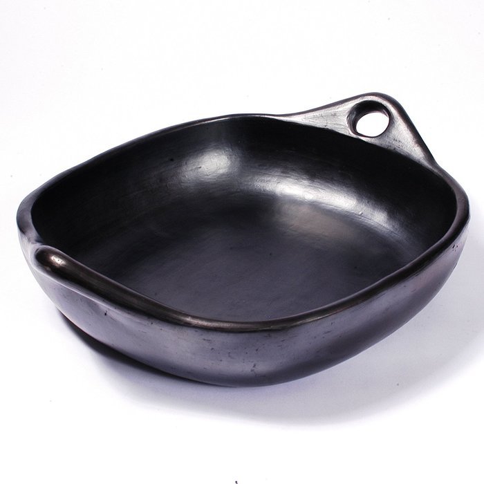 Black Clay, La Chamba Square Roasting Pan - Medium N2