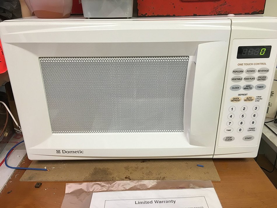 Dometic Compact RV/Marine Grade Counter Microwave