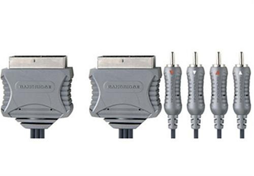 BandridgeVL7692 Scart Plug/4 Phono- 1.5m