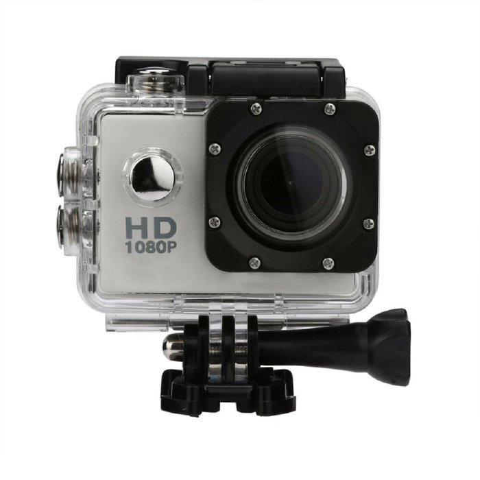 Action Camera, TONSEE Mini Waterproof Sports Recorder Car DV Action Camera Camcorder 1080P HD (Sliver)