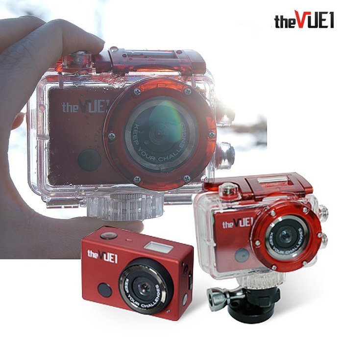 [THES] The Vue Wearable Extreme & Leisure Sports Wi-Fi Action Cam / Including 16GB SD Card / Waterproof / Smart... N6